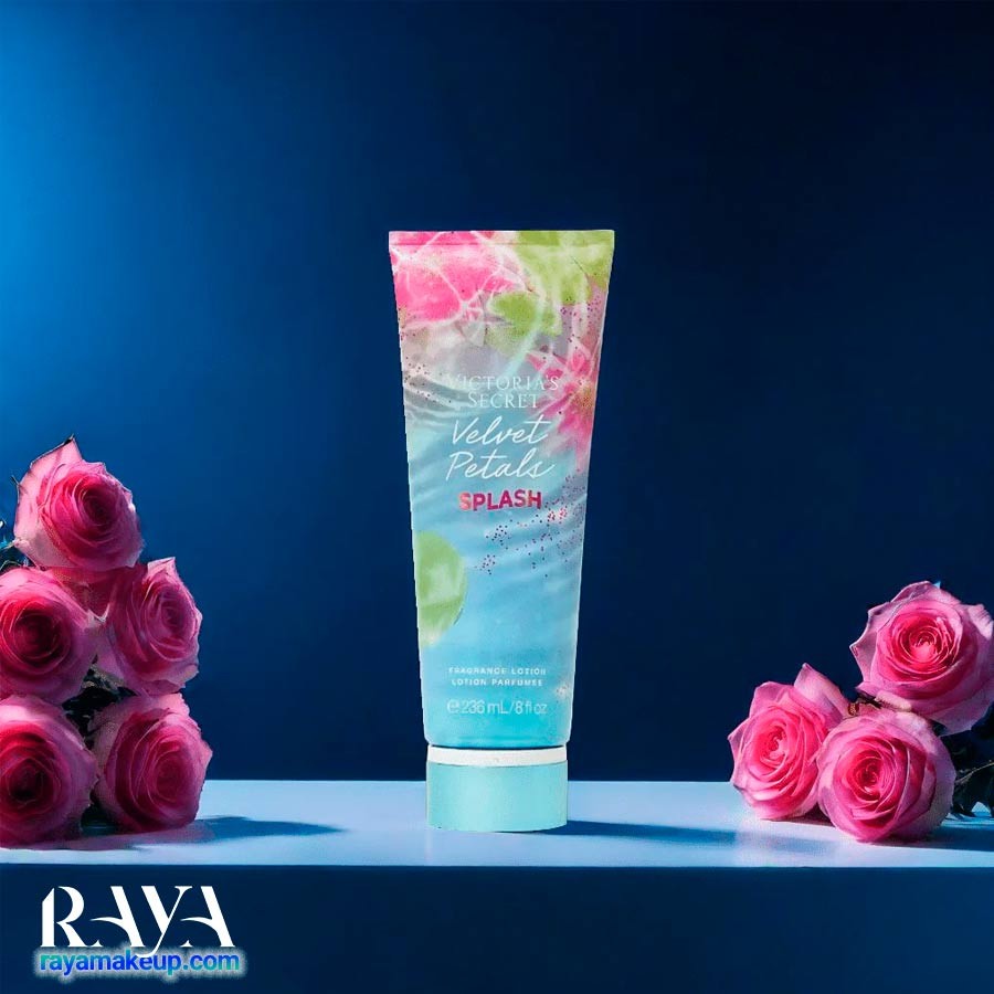لوسیون بدن خوشبو کننده ویکتوریا سکرت مدل ولوت پتالز اسپلش Victoria’s Secret Velvet Petals Splash Body Lotion