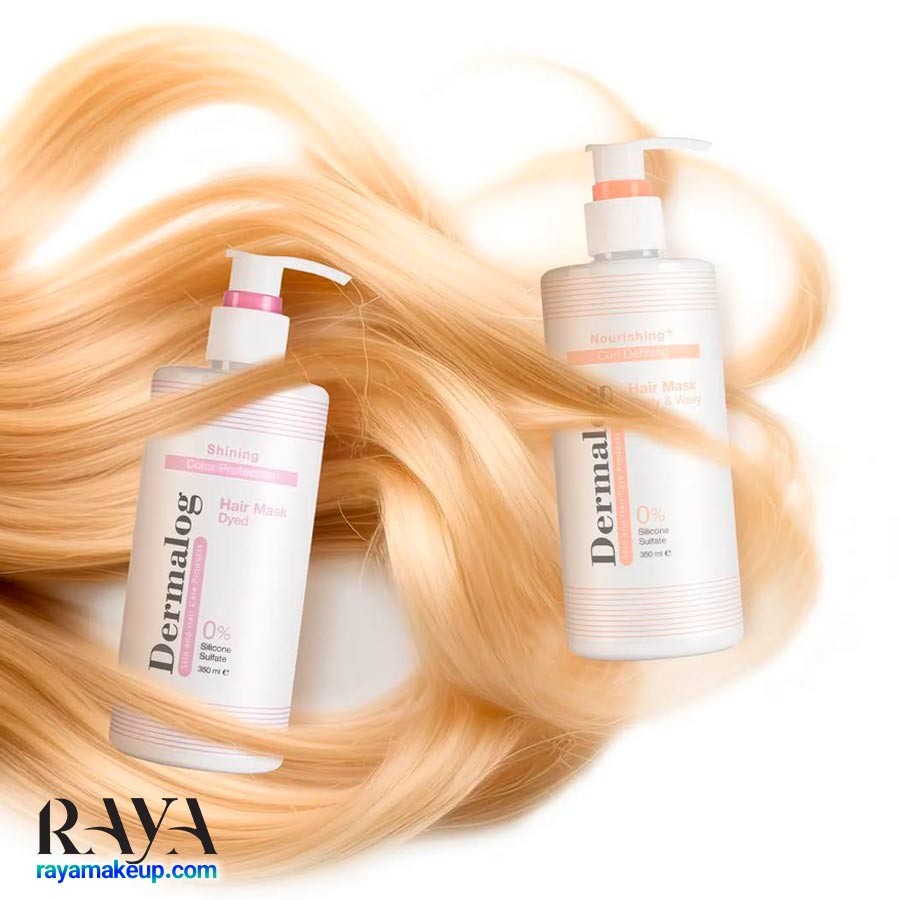 ماسک مو مغذی مخصوص موهای فر درمالوگ فاقد سولفات Dermalog Curly And Wavy Hair Mask 