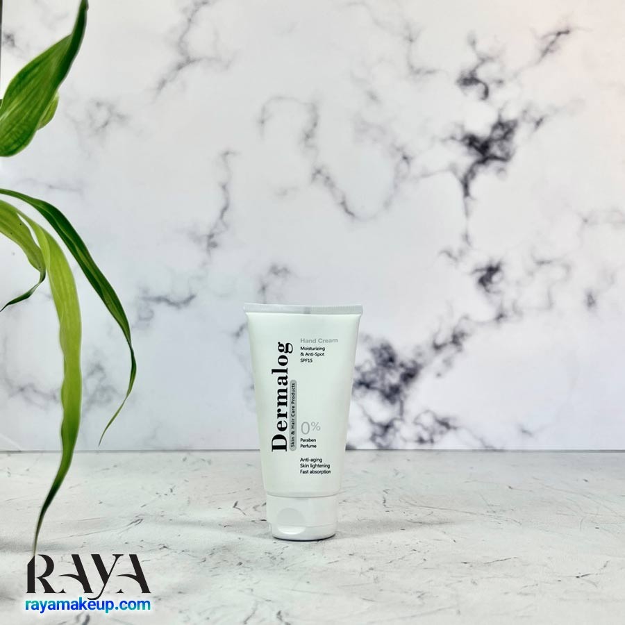 کرم دست مرطوب کننده و ضد لک درمالوگ Dermalog Moisturizing Anti Spot Hand Cream SPF15