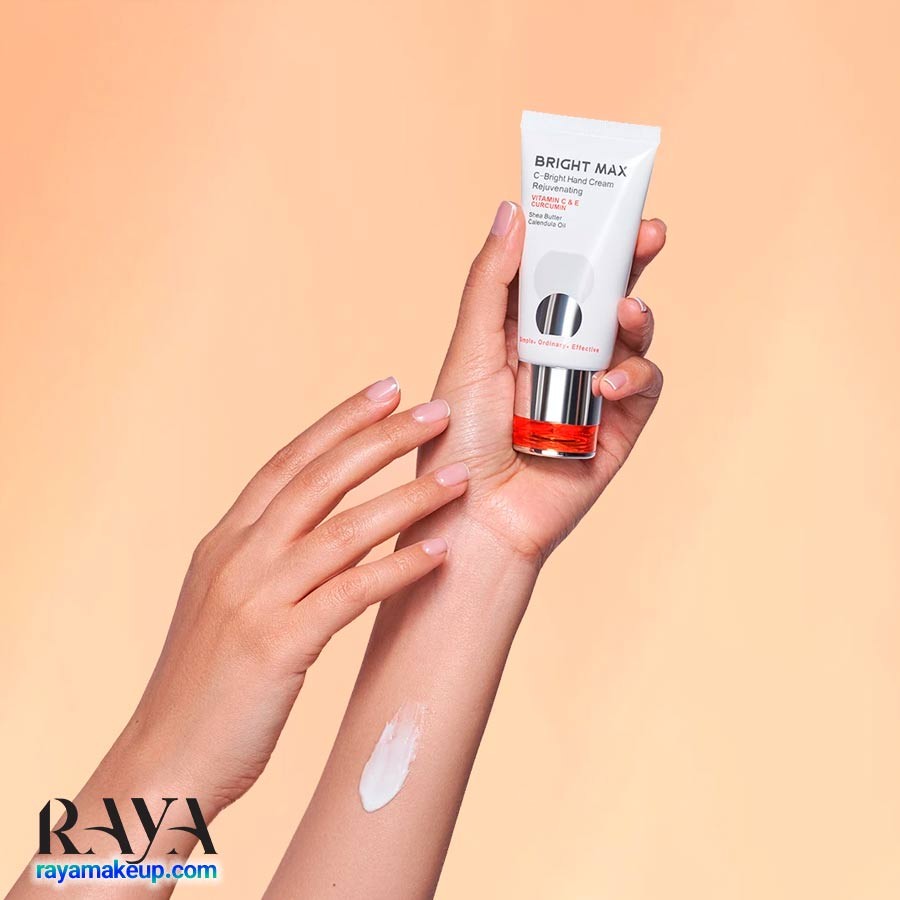 کرم مرطوب کننده و جوانساز دست و ناخن مدل سی برایت برایت مکس حاوی ویتامین سی Bright Max C Bright Rejuvenating Hand Cream 