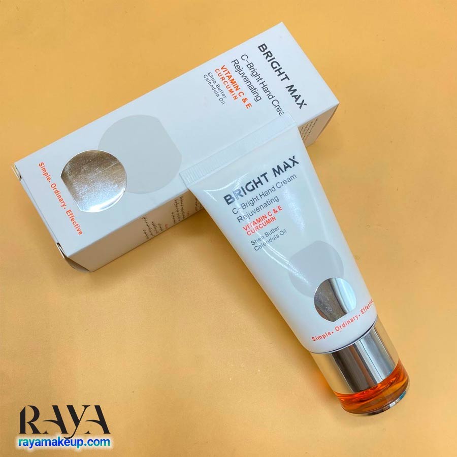 کرم مرطوب کننده و جوانساز دست و ناخن مدل سی برایت برایت مکس حاوی ویتامین سی Bright Max C Bright Rejuvenating Hand Cream 