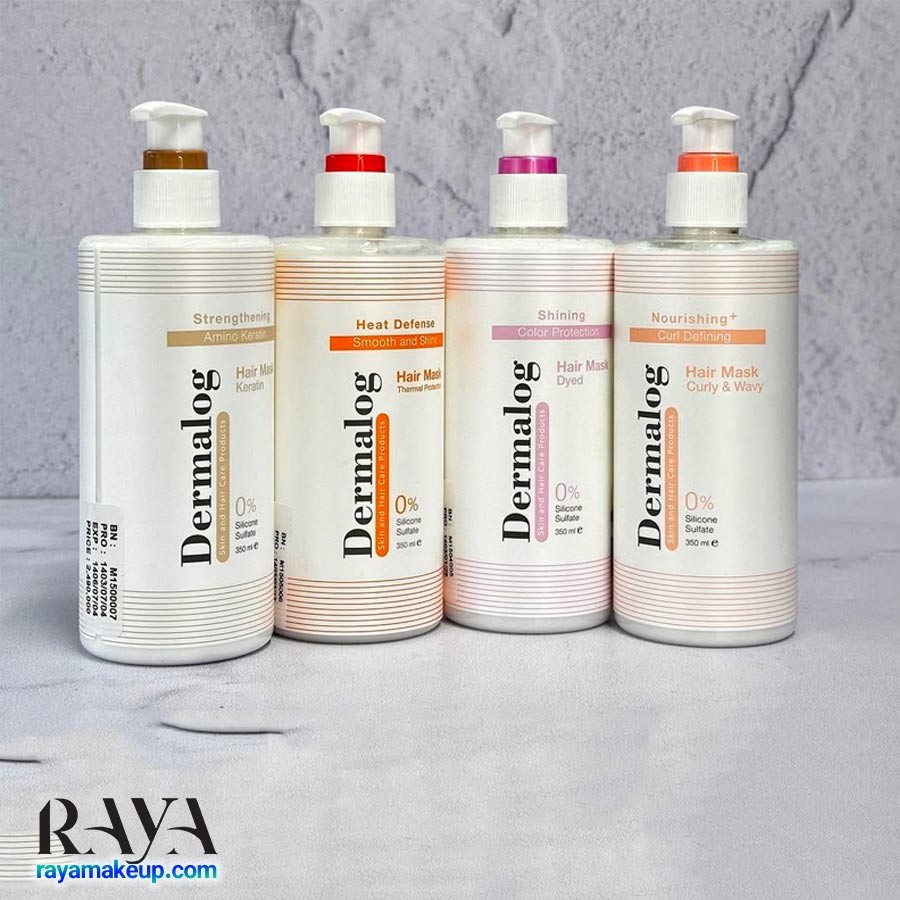 ماسک مو هیدرولیز شده درمالوگ حاوی روغن آرگان و کراتین فاقد سولفات Dermalog Keratin Hair Mask