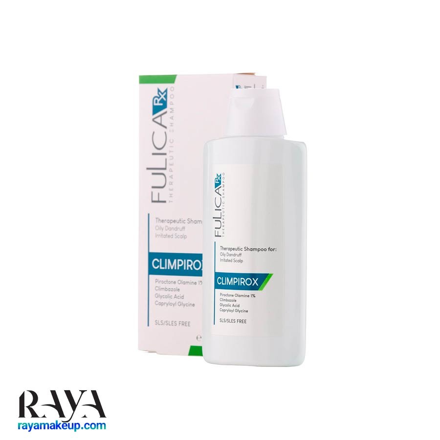 شامپو ضد شوره پوست سر چرب فولیکا مدل کیلیم پیروکس Fulica RX Climpirox Oily Dandruff Irritated Scalp Shampoo