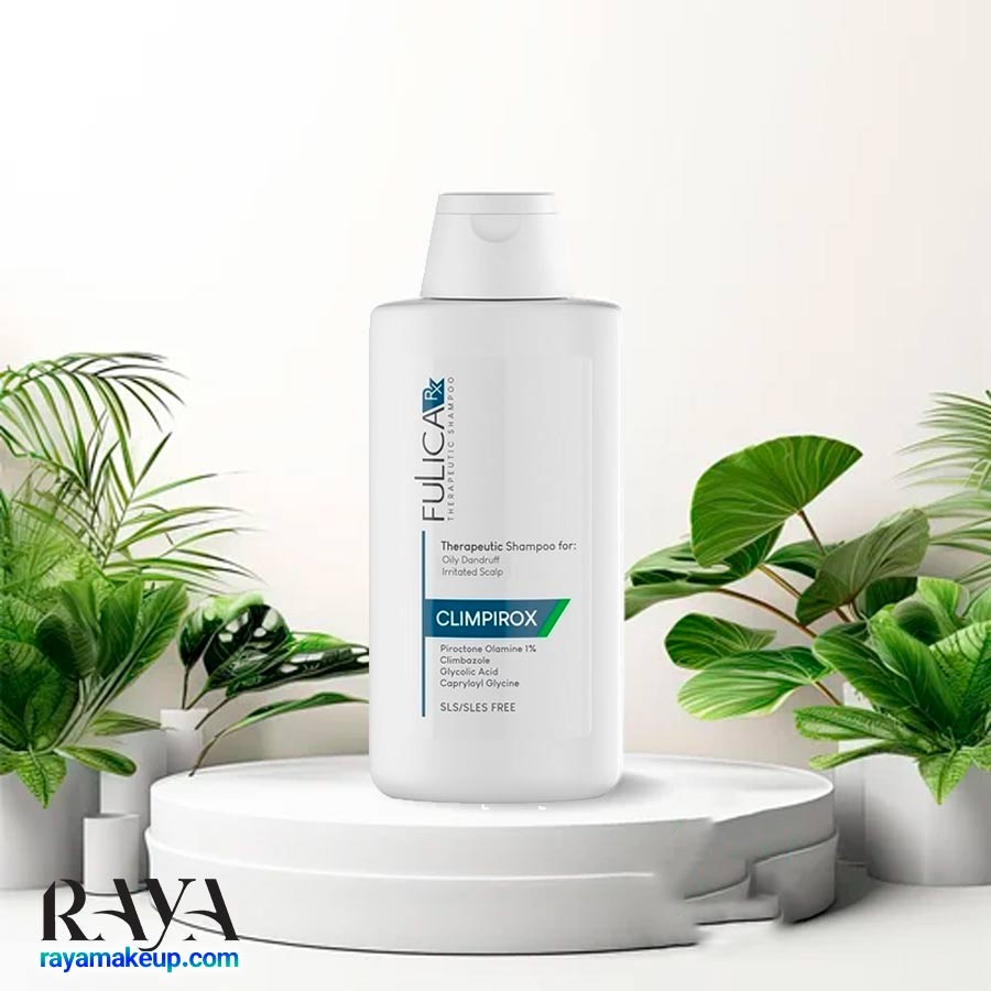 شامپو ضد شوره پوست سر چرب فولیکا مدل کیلیم پیروکس Fulica RX Climpirox Oily Dandruff Irritated Scalp Shampoo