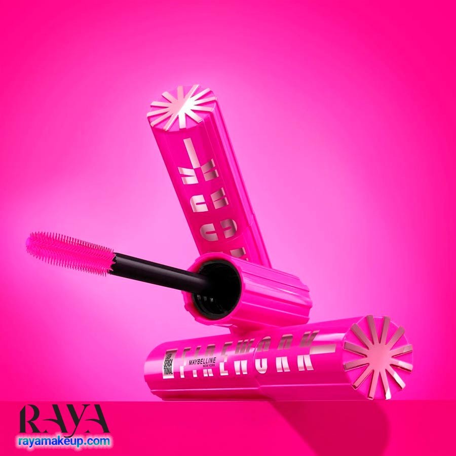 ریمل حجم دهنده و بلند کننده میبلین مدل فایر ورک Maybelline Lash Sensational Firework Black Waterproof Mascara