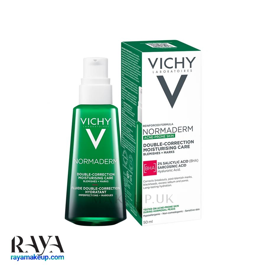 مرطوب کننده ضد لک دوگانه نورمادرم فیتوسولوشن ویشی Vichy Normaderm Phytosolution Double-Correction Moisturising Care