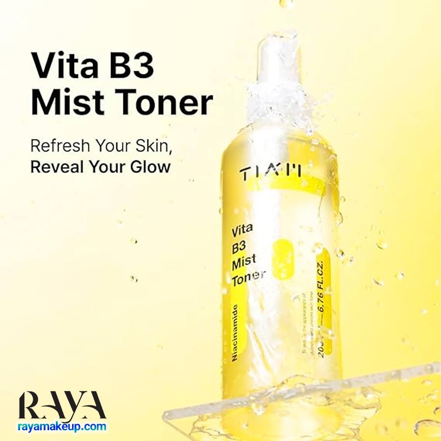 تونر نیاسینامید ویتا B3 تیام ضد لک و روشن کننده TIA'M Vita B3 Mist Toner
