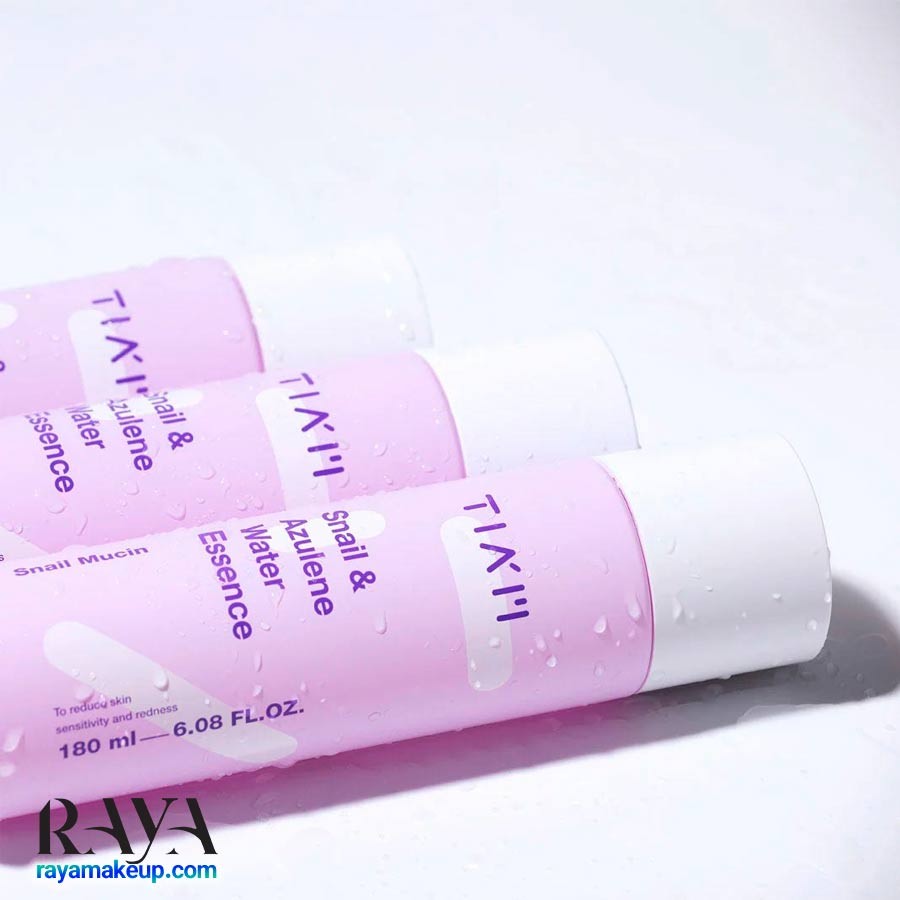 واتر اسنس حلزون و آزولن تیام آبرسان و تسکین دهنده پوست TIA'M Snail & Azulene Water Essence