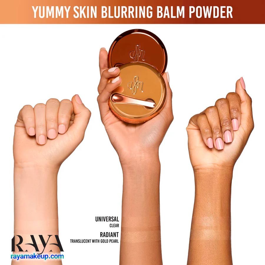 بالم آرایشی پودری مات کننده یامی اسکین دنسا میریکس بیوتی مدل یونیورسال Danessa Myricks Beauty Yummy Skin Blurring Balm Powder