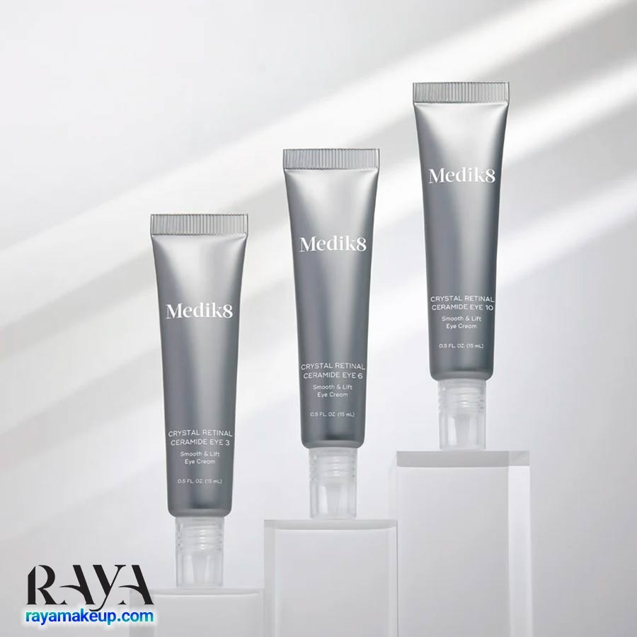 کرم دور چشم جوانساز و روشن کننده مدیک ایت کریستال رتینال سرامید 6 Medik8 Crystal Retinal Ceramide Eye
