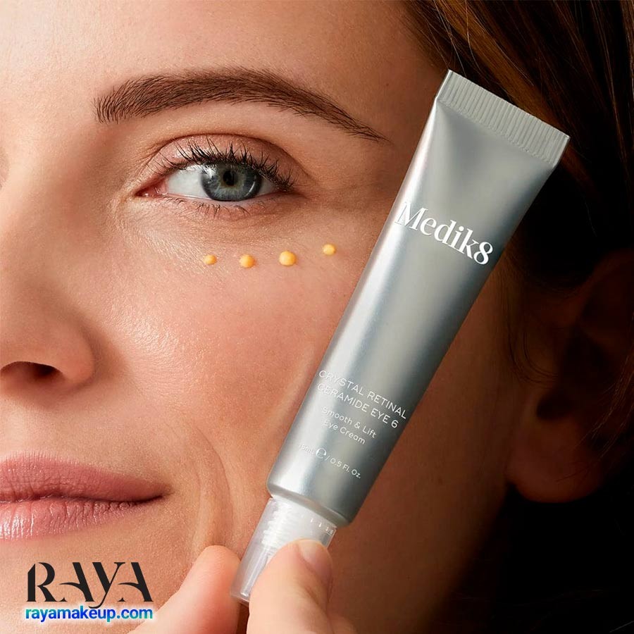 کرم دور چشم جوانساز و روشن کننده مدیک ایت کریستال رتینال سرامید 6 Medik8 Crystal Retinal Ceramide Eye