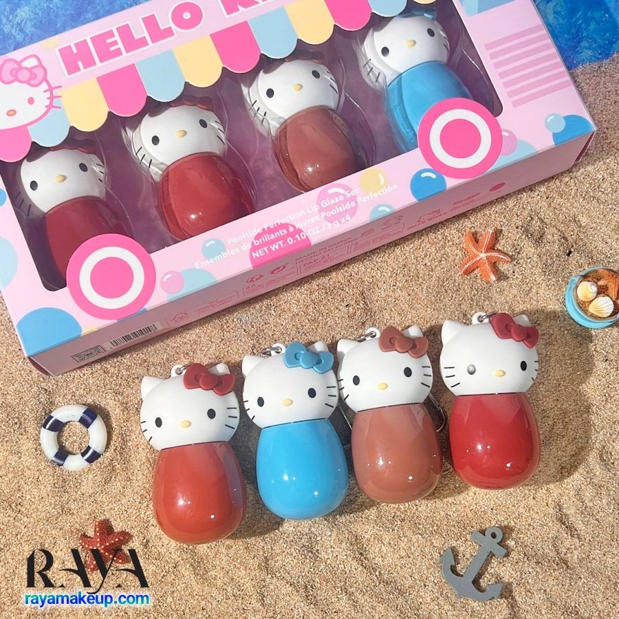 لیپ گلاس هلو کیتی شیگلم Sheglam Hello Kitty Poolside Perfection Lip Glaze Lipgloss