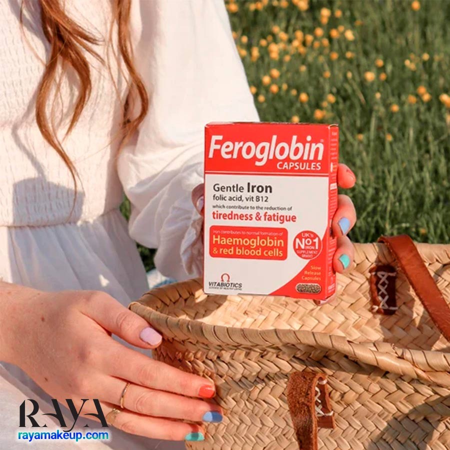 کپسول فروگلوبین ویتابیوتیکس بسته 30 عددی Vitabiotics Feroglobin Capsules 