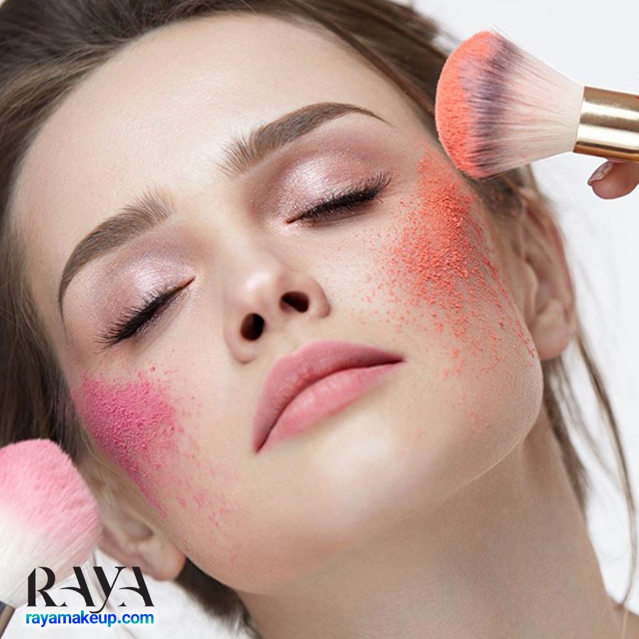 آموزش نحوه رژگونه زدن برای صورت گرد تنها در 6 مرحله ساده	
