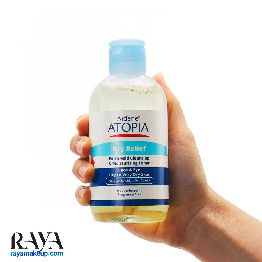 تونر پاک کننده و مرطوب کننده آتوپیا آردن Ardene Atopia Dry Relief Extra Mild Cleansing And Moisturizing Toner