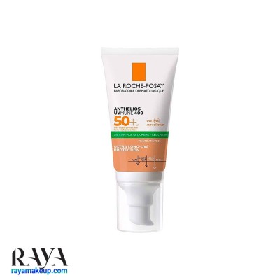 ژل کرم ضد آفتاب رنگی کنترل کننده چربی لاروش پوزای آنتلیوس یووی مون 400 