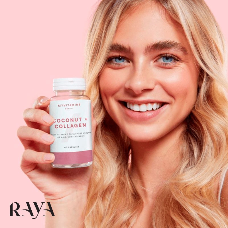 کپسول کوکونات کلاژن مای ویتامینز 60 عددی Myvitamins Coconut And Collagen Capsule