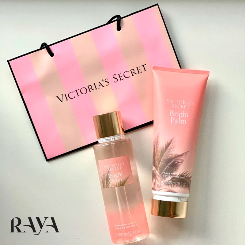 بادی اسپلش ویکتوریا سکرت مدل برایت پالم Victoria's Secret Bright Palm Fragrance Mist 