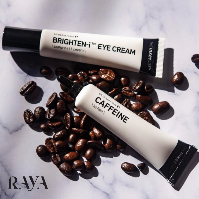 کرم دور چشم ضد پف و تیرگی کافئین اینکی لیست The Inkey List Caffeine Eye Cream