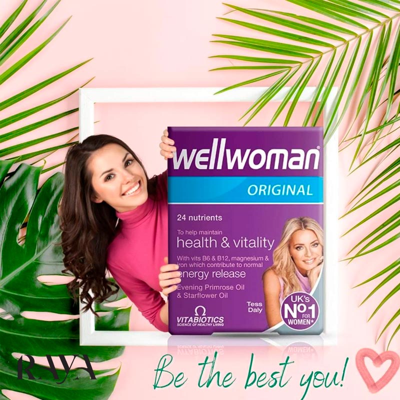 کپسول مولتی ویتامین زنانه ول وومن اورجینال ویتابیوتیکس Vitabiotics Wellwoman Original
