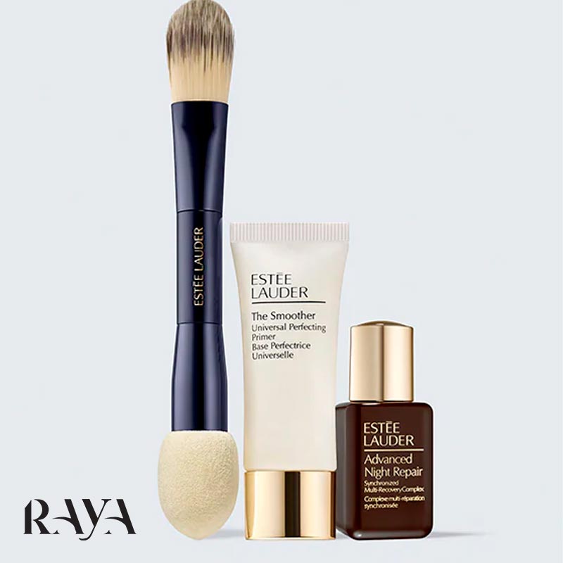 براش دو سر کرمپودر استی لادر مدل دابل ویر Estee Lauder Double Wear Dual