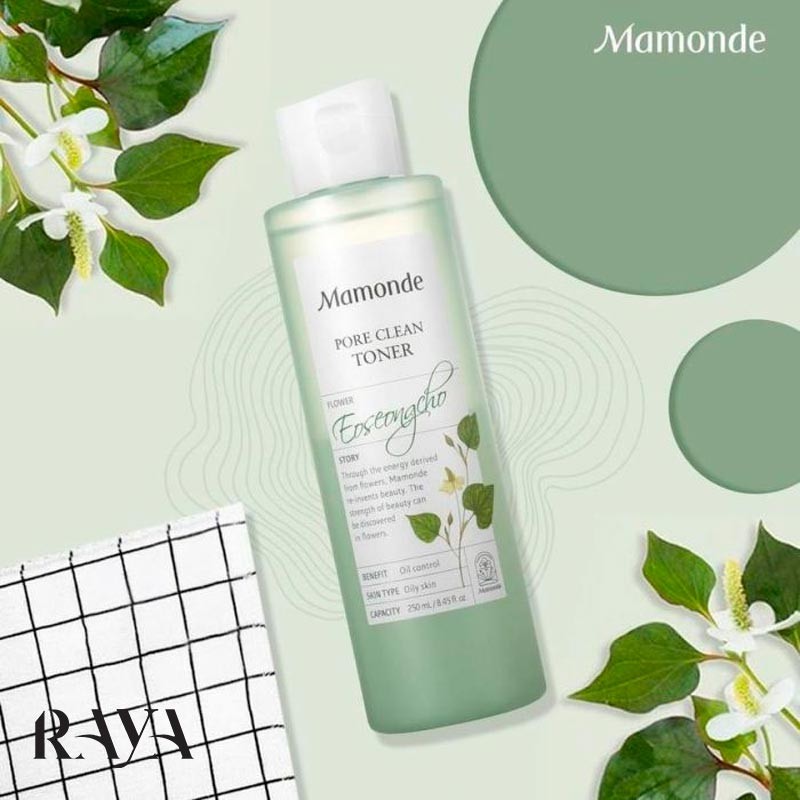 تونر مات کننده و پاک کننده منافذ پوست ماموند Mamonde Pore Clean Toner