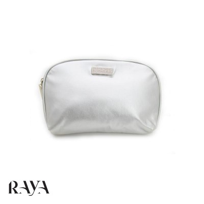 کیف لوازم آرایشی نقره ای و زیپ دار فیزیشن فرمولا